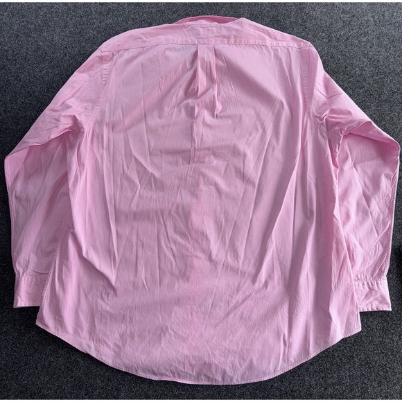 Ralph Lauren Custom Fit Pink Oxford Button Down Shirt Men's 17.5 34/35 - Picture 5 of 8